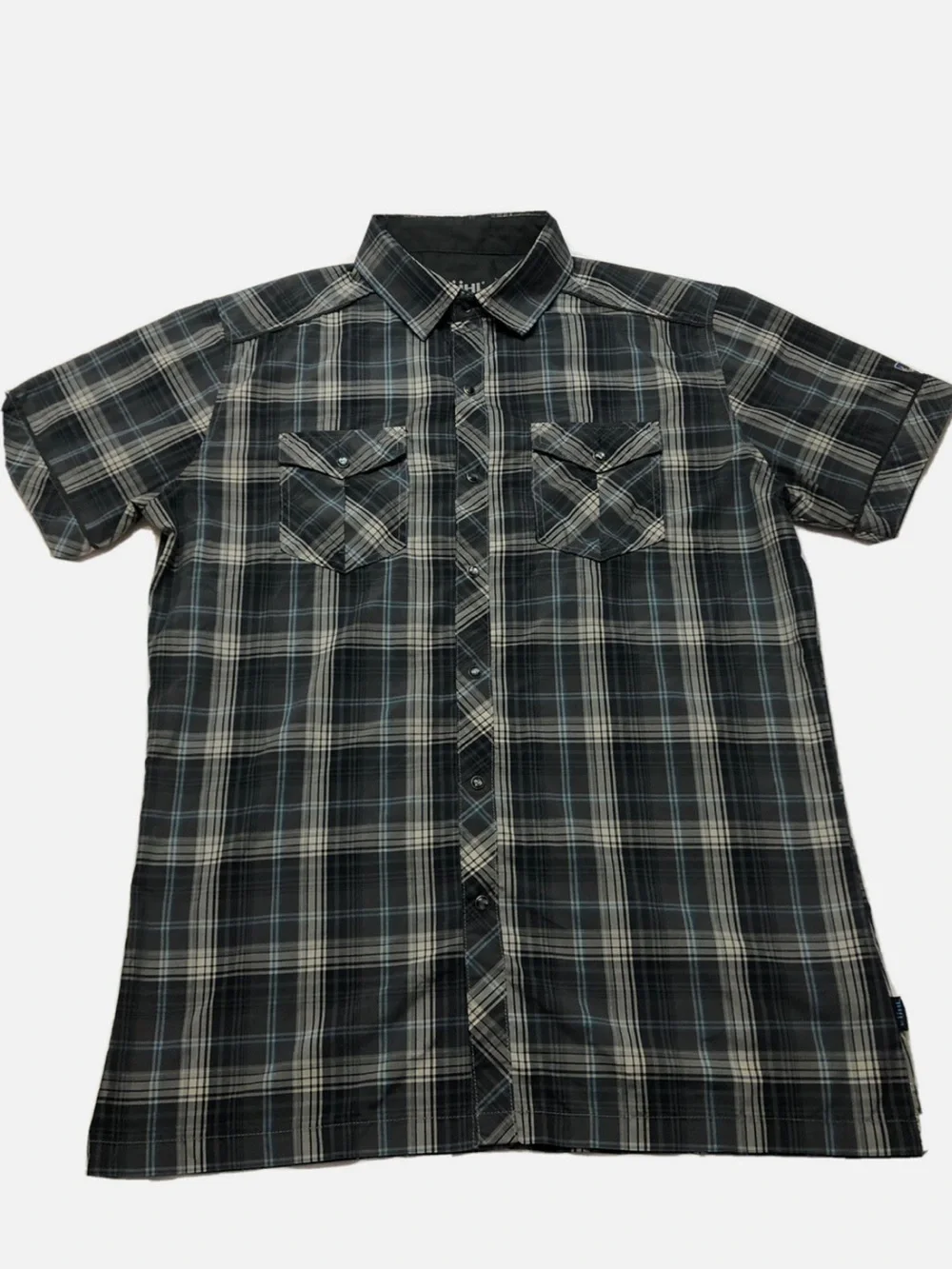 Kuhl Men’s Eluxur Pearl Snap Outdoor Hiking Shirt Size Medium - Picture 1 of 3